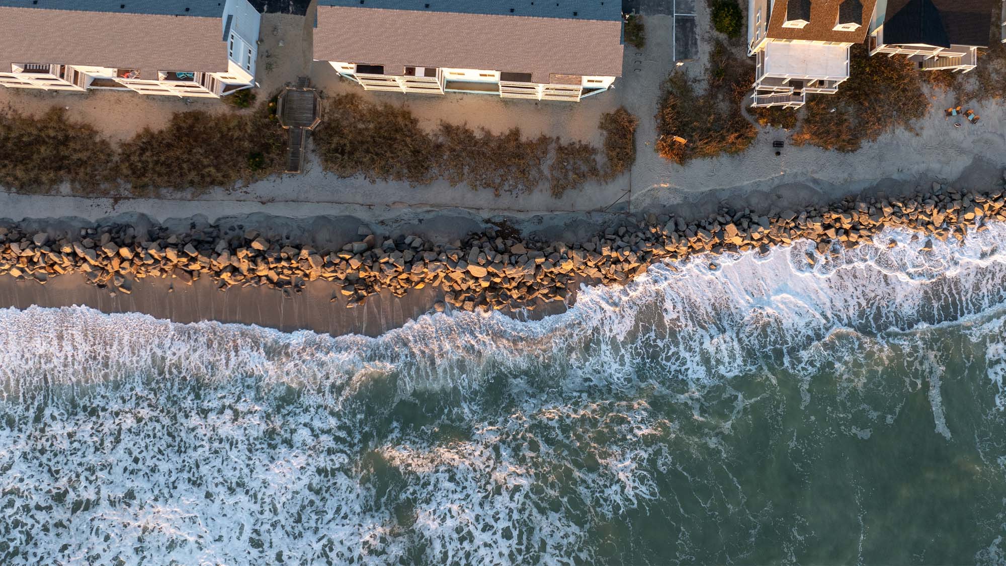 Aerial view of a coast in North Carolina. Credit: Shutterstock