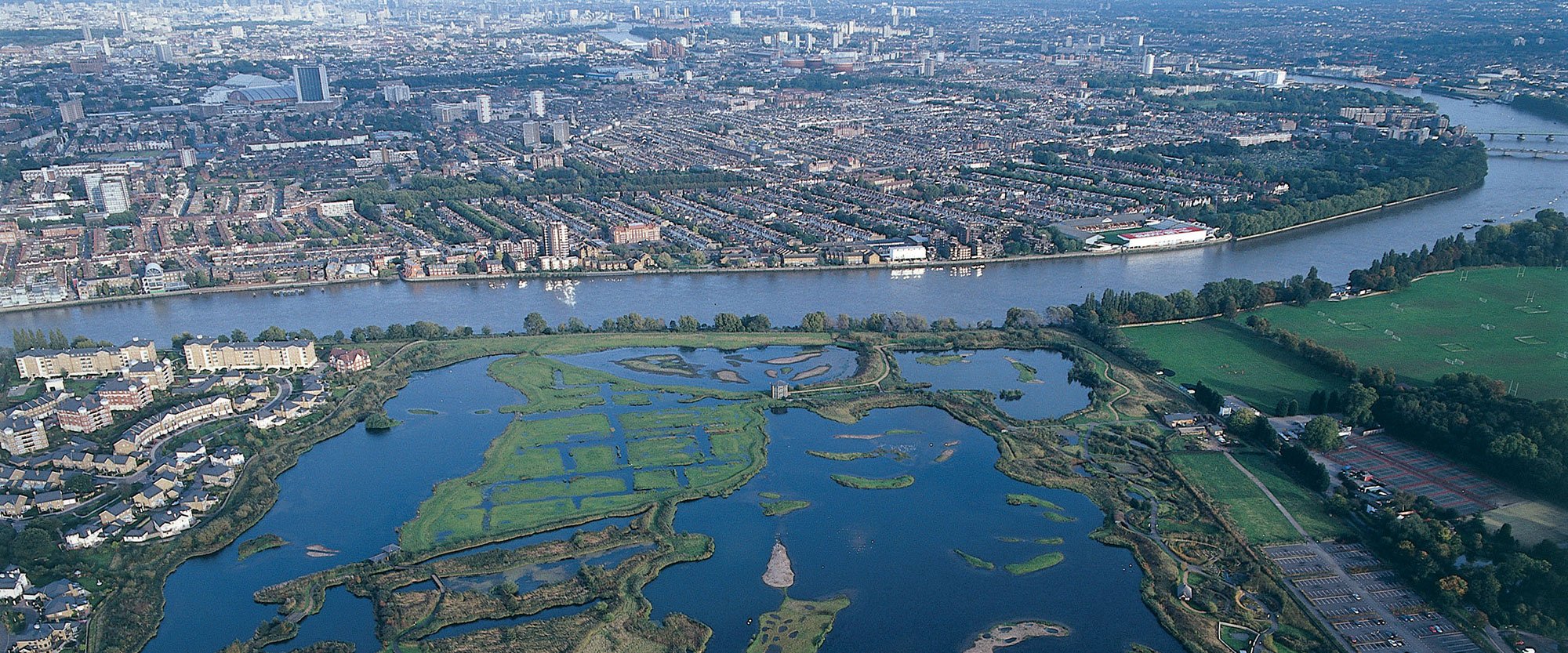 Urban wetland, London Wetland Centre