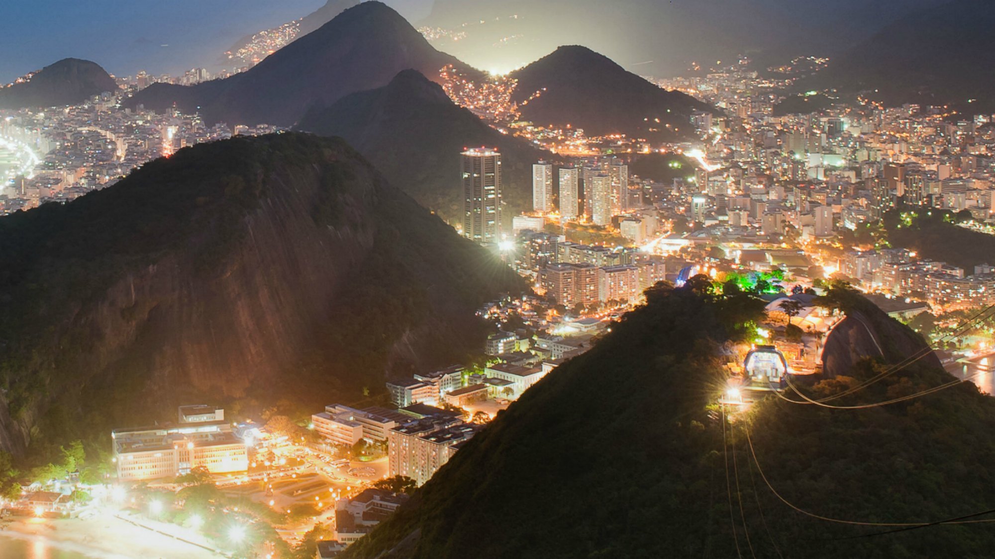 Landscape of Rio consuming energy