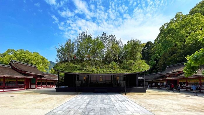 The temporary hall for Dazaifu Tenmangu
