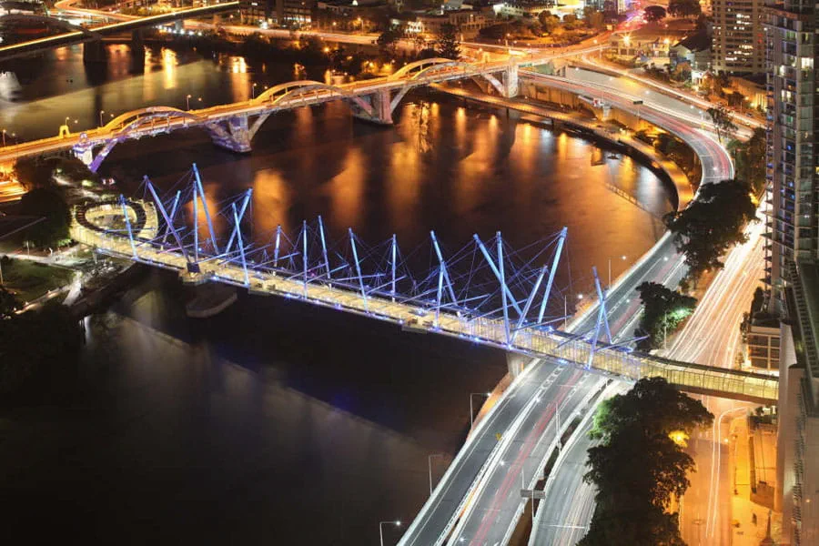 Kurilpa Bridge Brisbane ©Arup/David Sandison