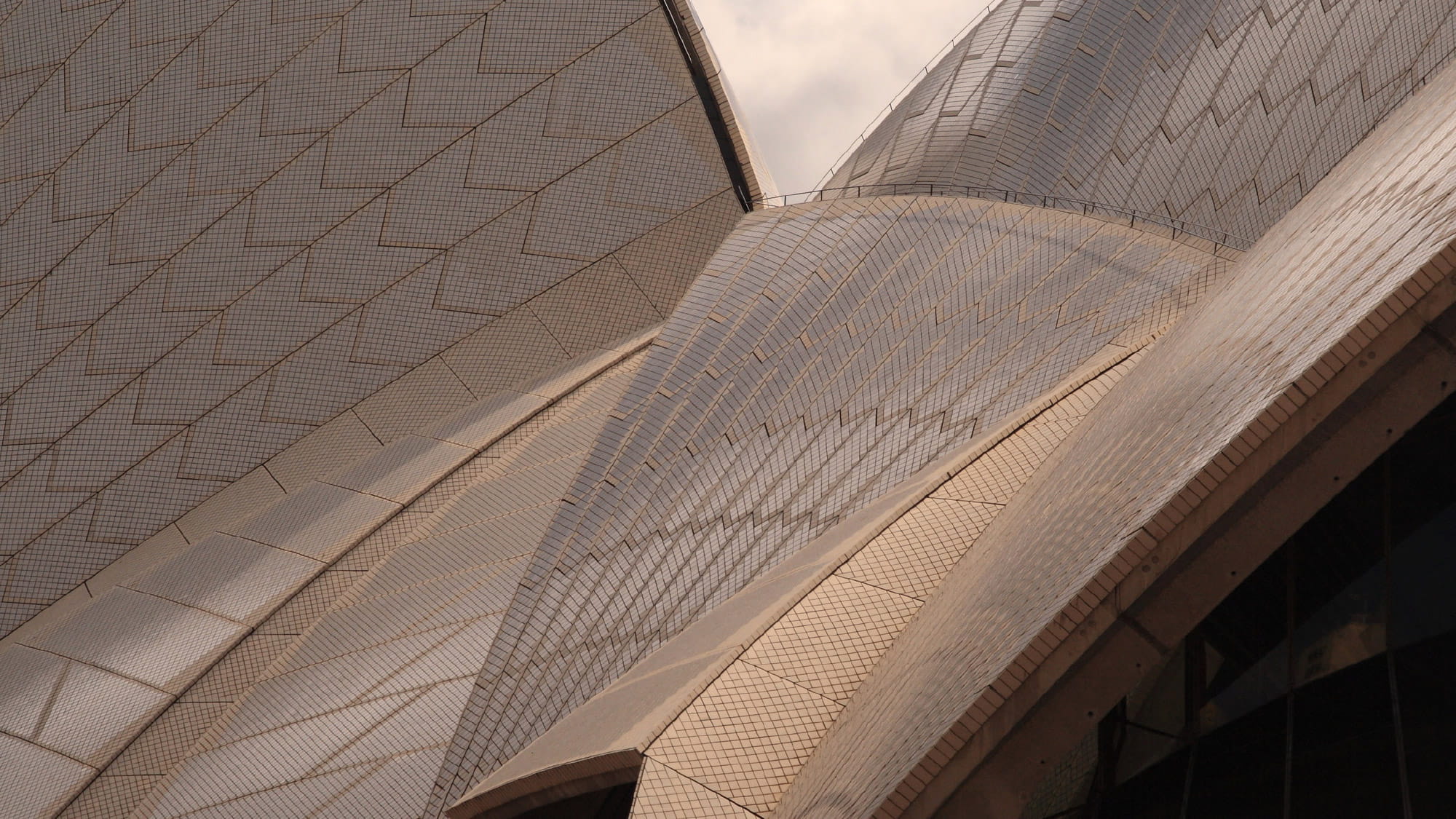 Sydney Opera House roof close up