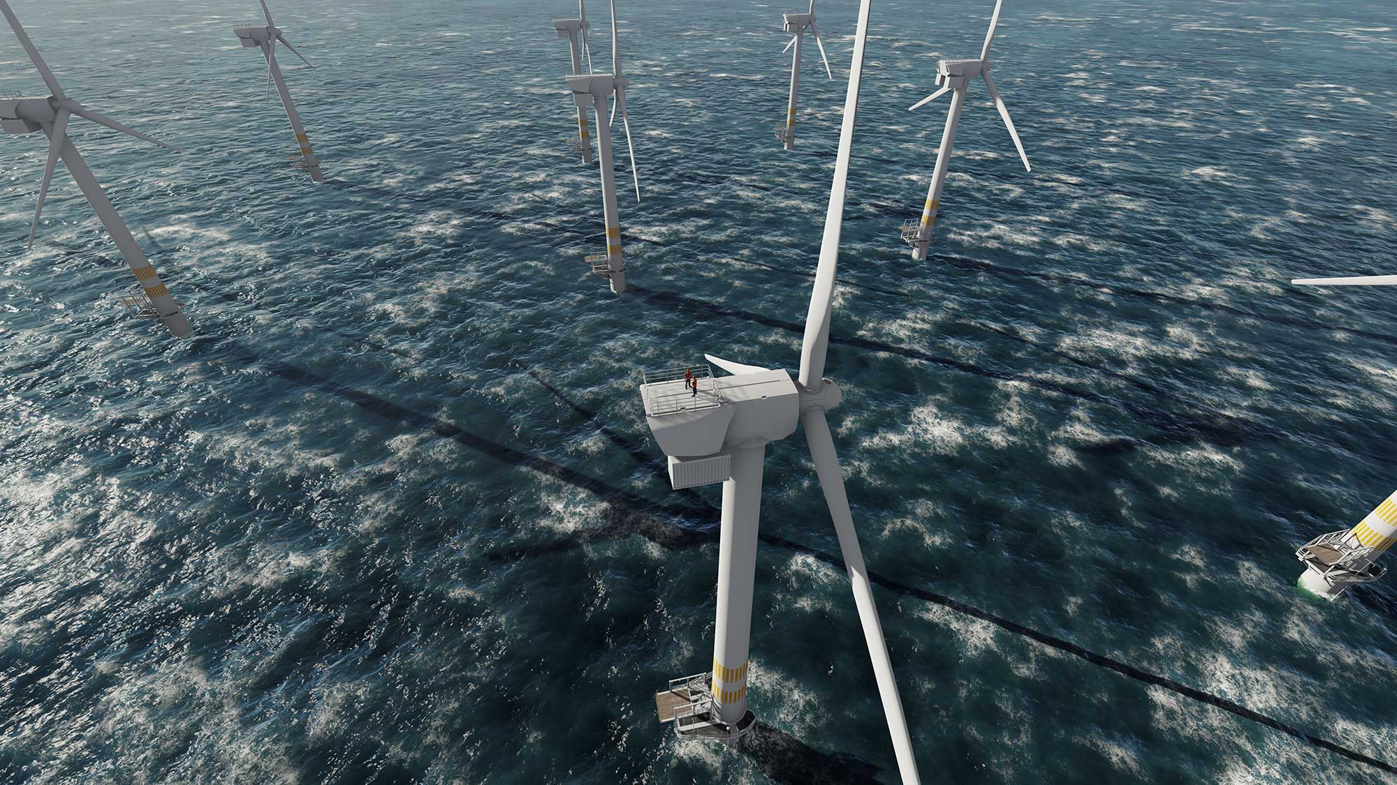 Offshore wind farm engineers