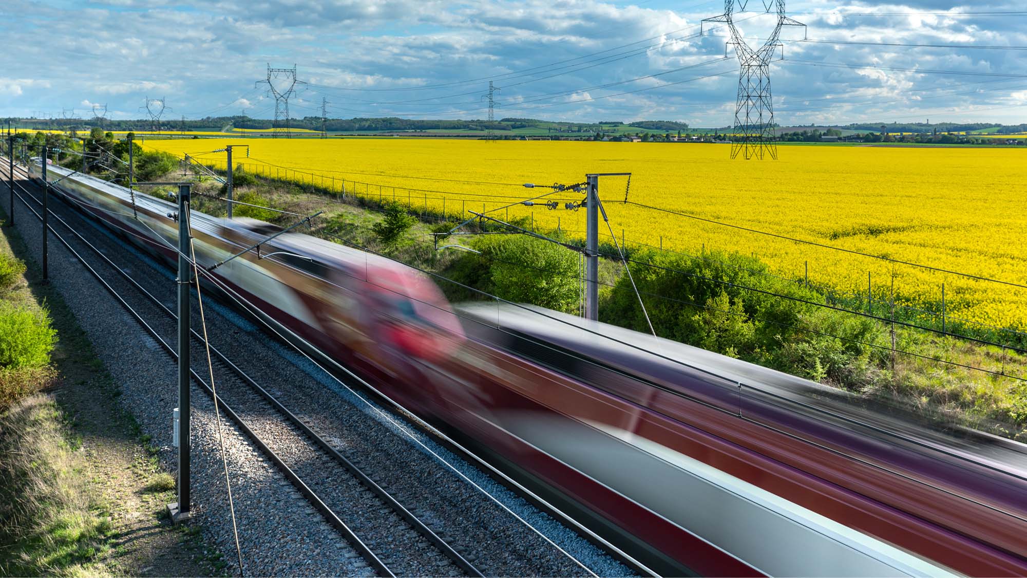 High-speed rail line. Credit: Shutterstock