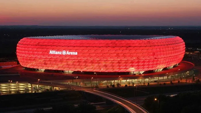 Allianz Arena at night