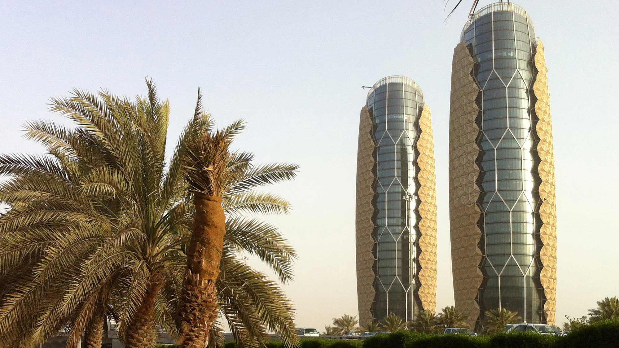 The Al Bahar Towers in Abu Dhabi 