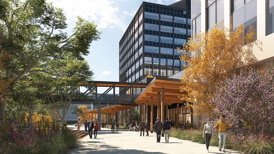 Rendering of the Richards Boulevard Office Complex