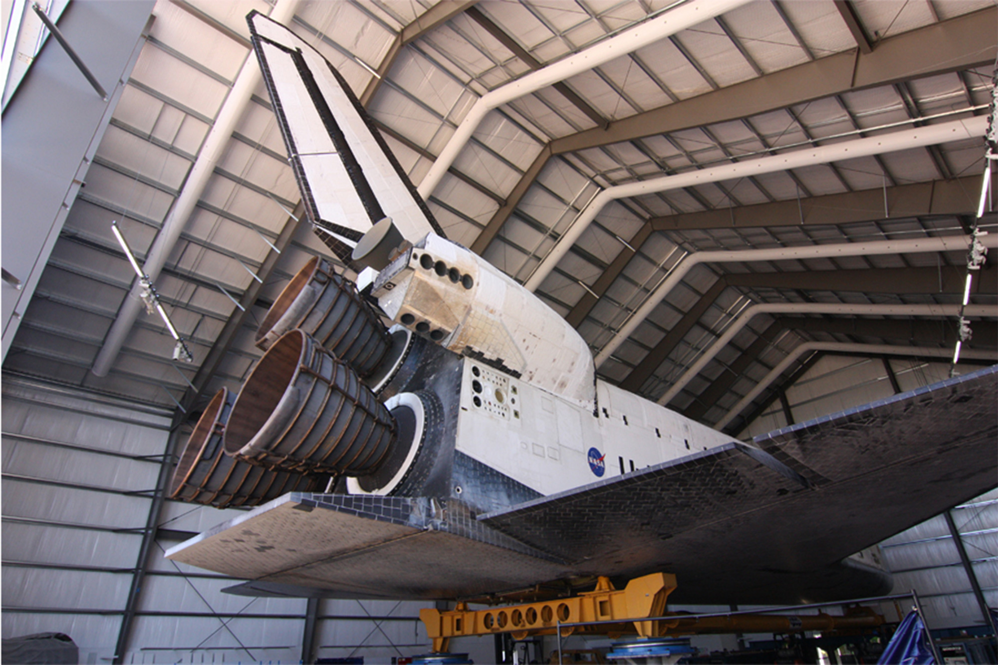 Rear of Endeavour Space Shuttle