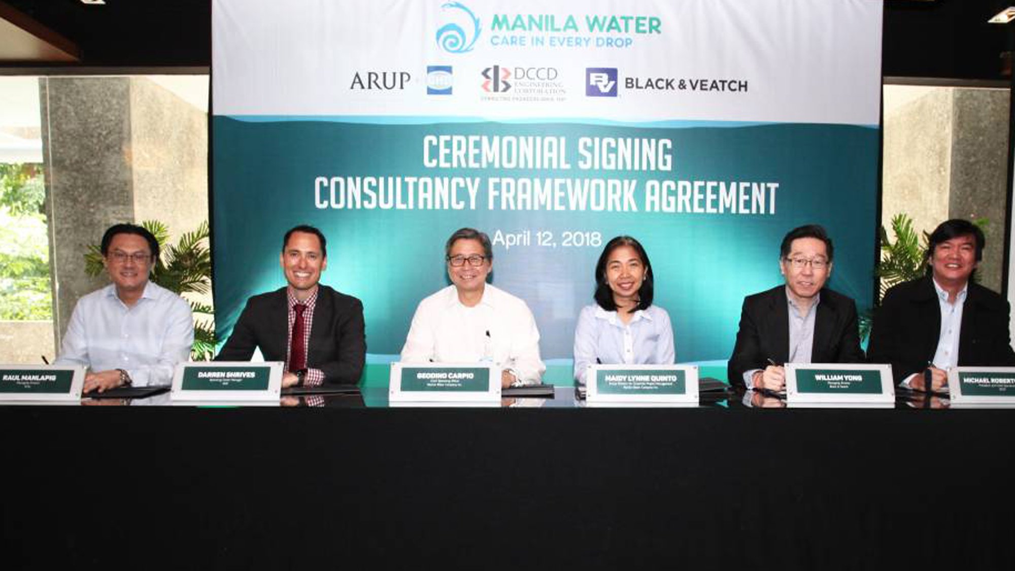 电竞竞猜外围 has been appointed for a 5-year framework agreement with Manila Water Company Inc. to develop a series of large water, wastewater treatment and sewerage projects.