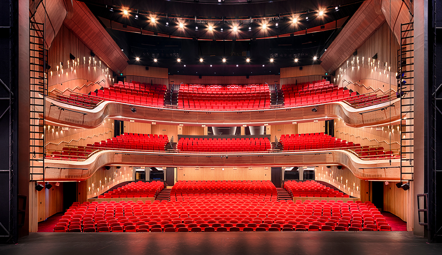 Her Majesty’s Theatre in Adelaide view from stage