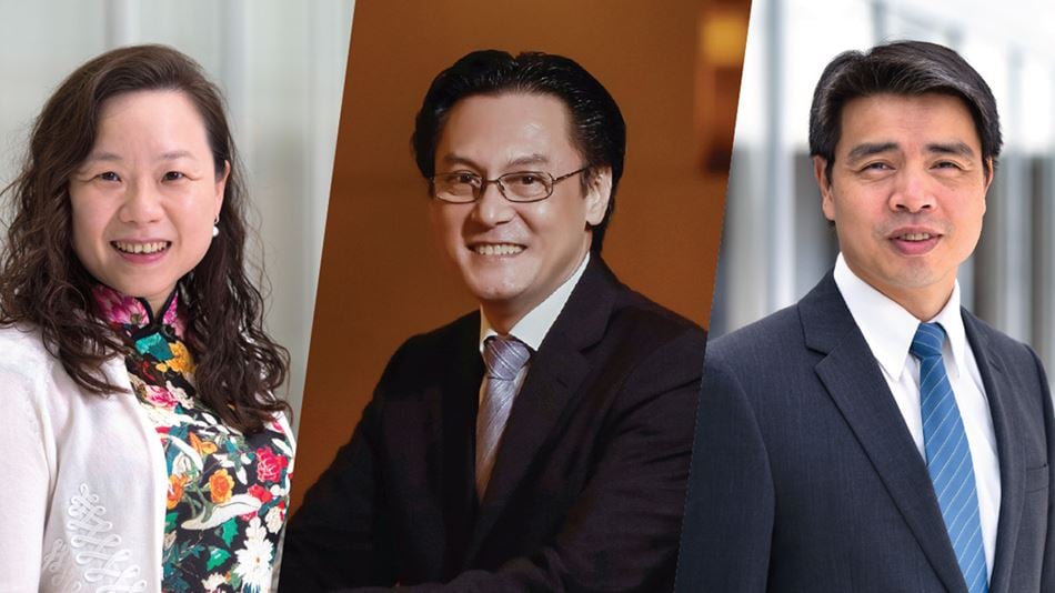 New East Asia Board Member: Raul Manlapig, James Sze and Theresa Yeung 