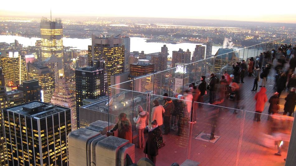NYC observation deck