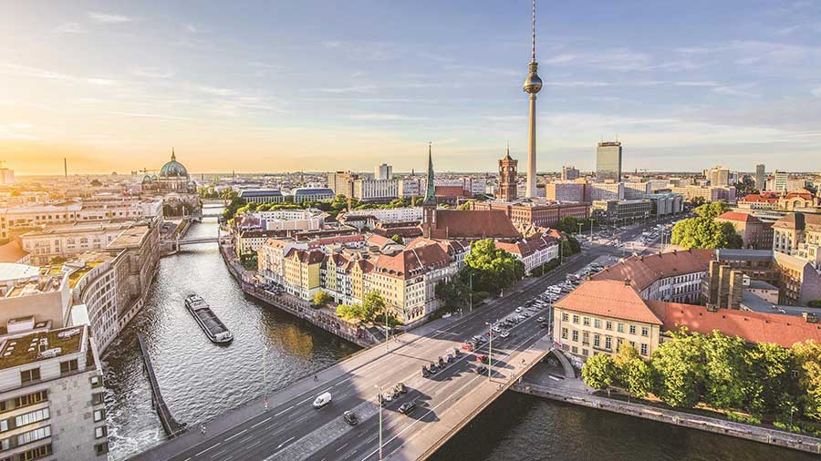 View of Berlin city. Credit: Candastock