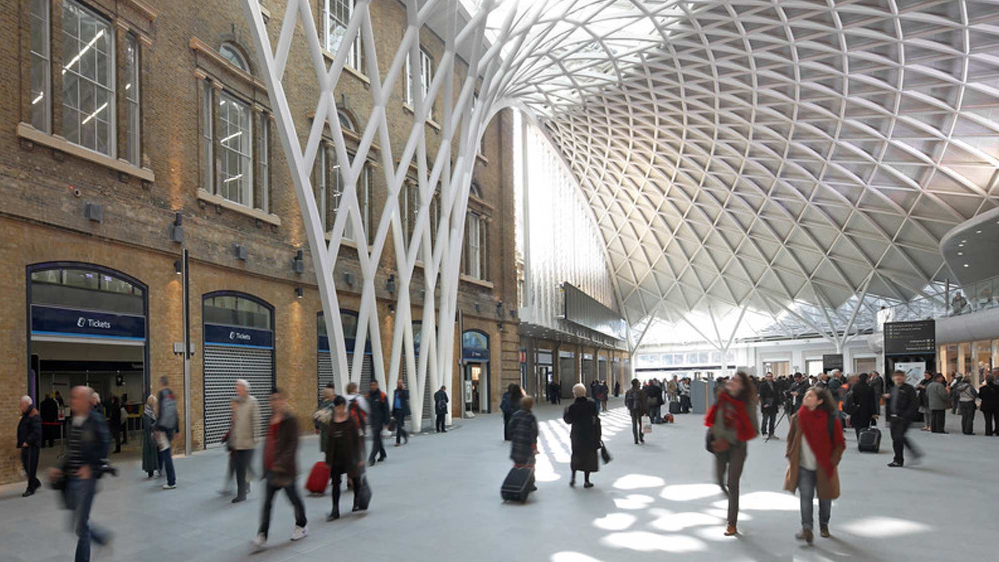 The historic King’s Cross Station was restored and redeveloped