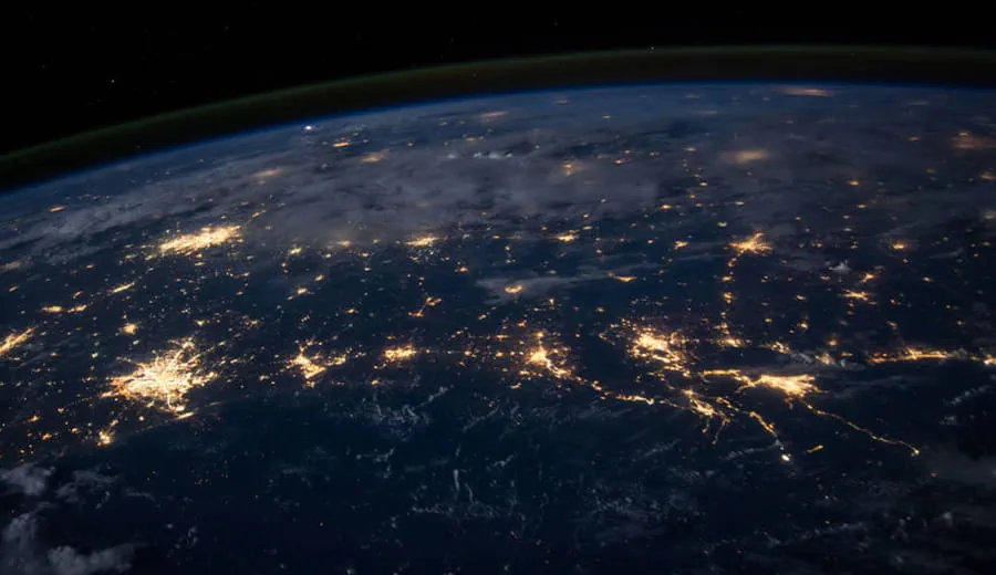Night lights from space