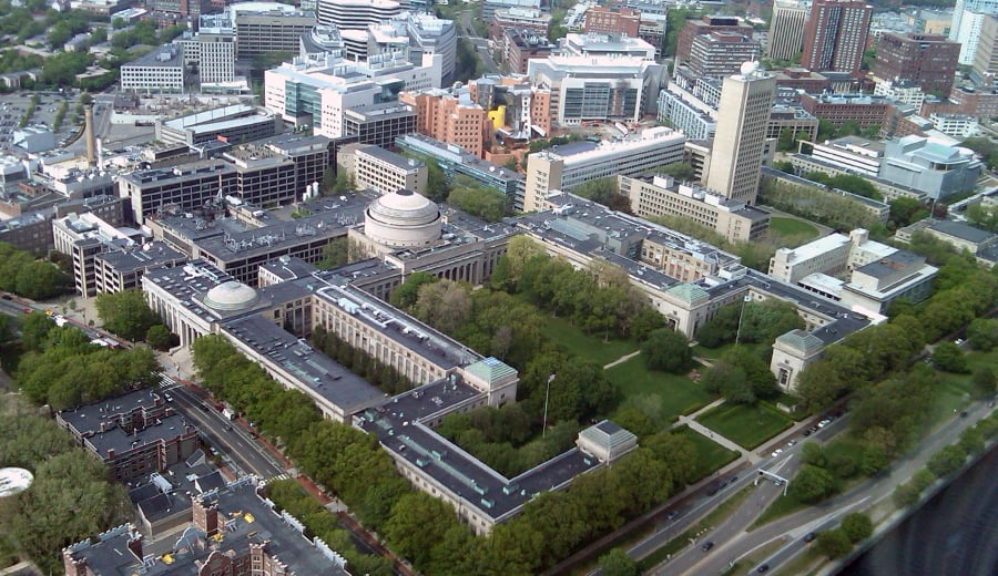 MIT campus and Kendall Square