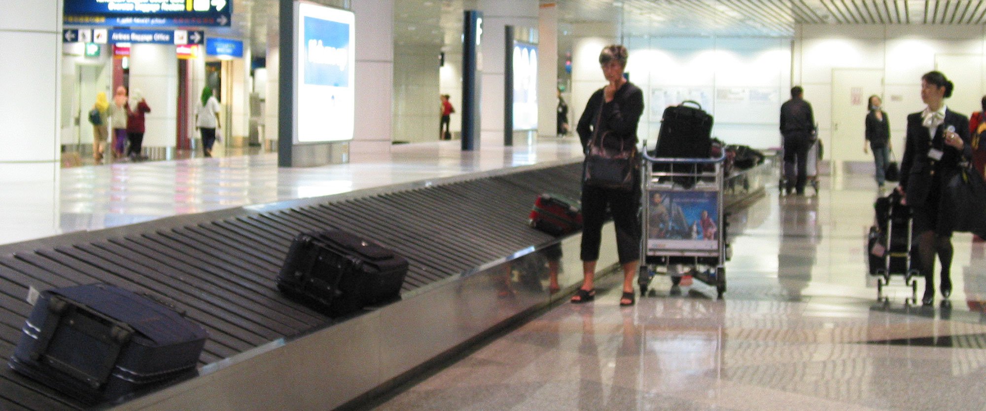 Baggage carousel at Kuala Lumpur International Airport