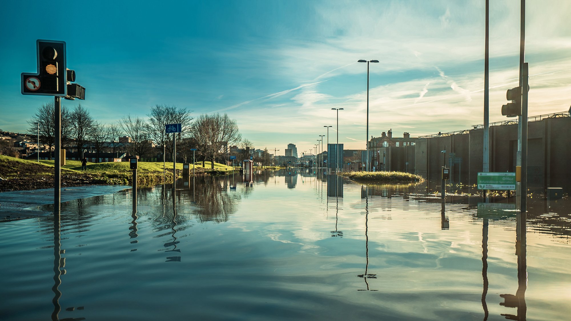 Flood in Leeds