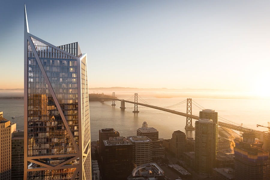 The 181 Fremont Tower will be the second tallest building in San Francisco when complete.