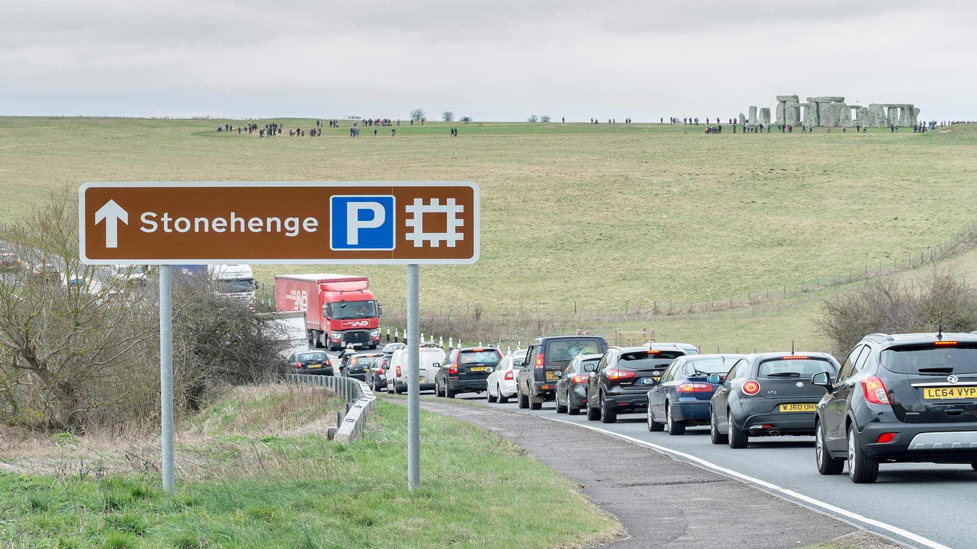 A303 Stonehenge Traffic Copyright Highways England © Paul Chambers