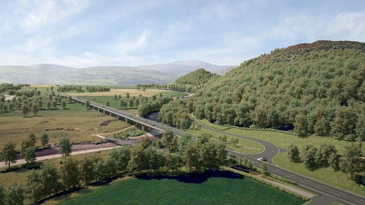 The A487 New Dyfi Bridge scheme