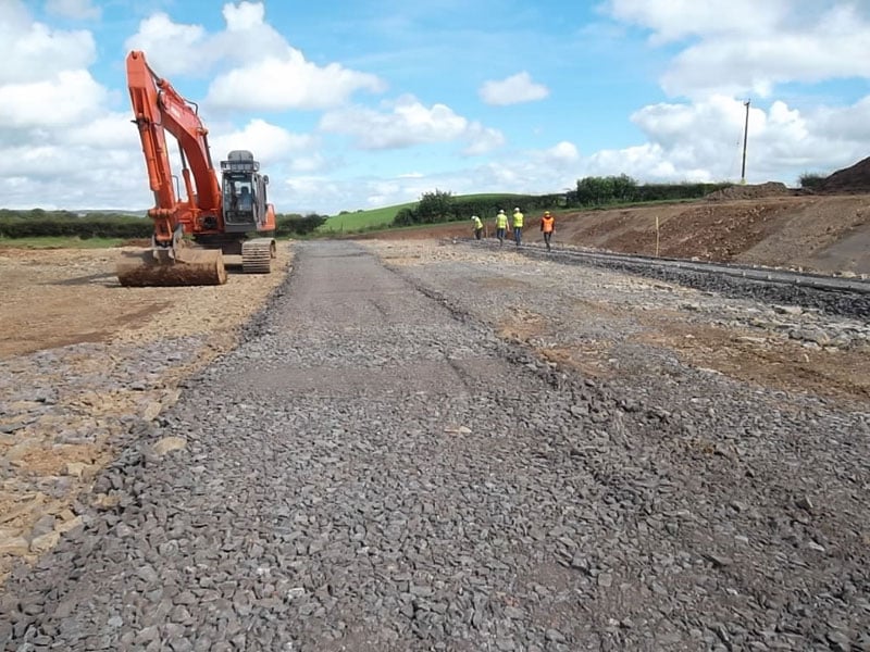 The project involves widening 14km of road to improve a key highway in Northern Ireland. 