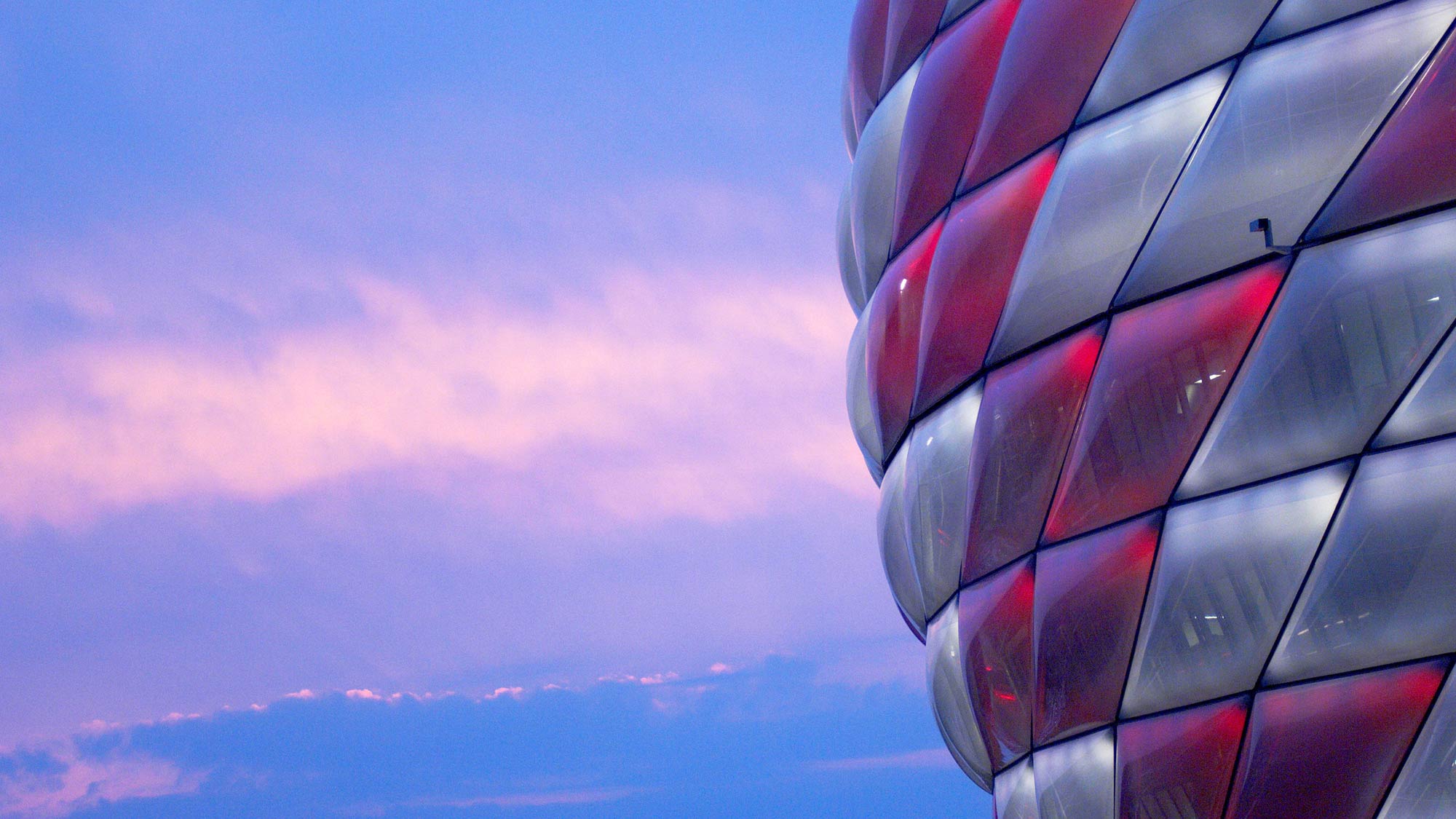 Facade of the Allianz Arena