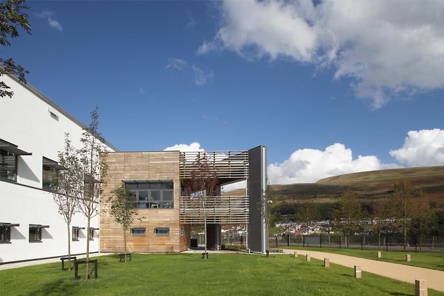 This new £60m general hospital is on a former steelworks site in Ebbw Vale, South Wales.