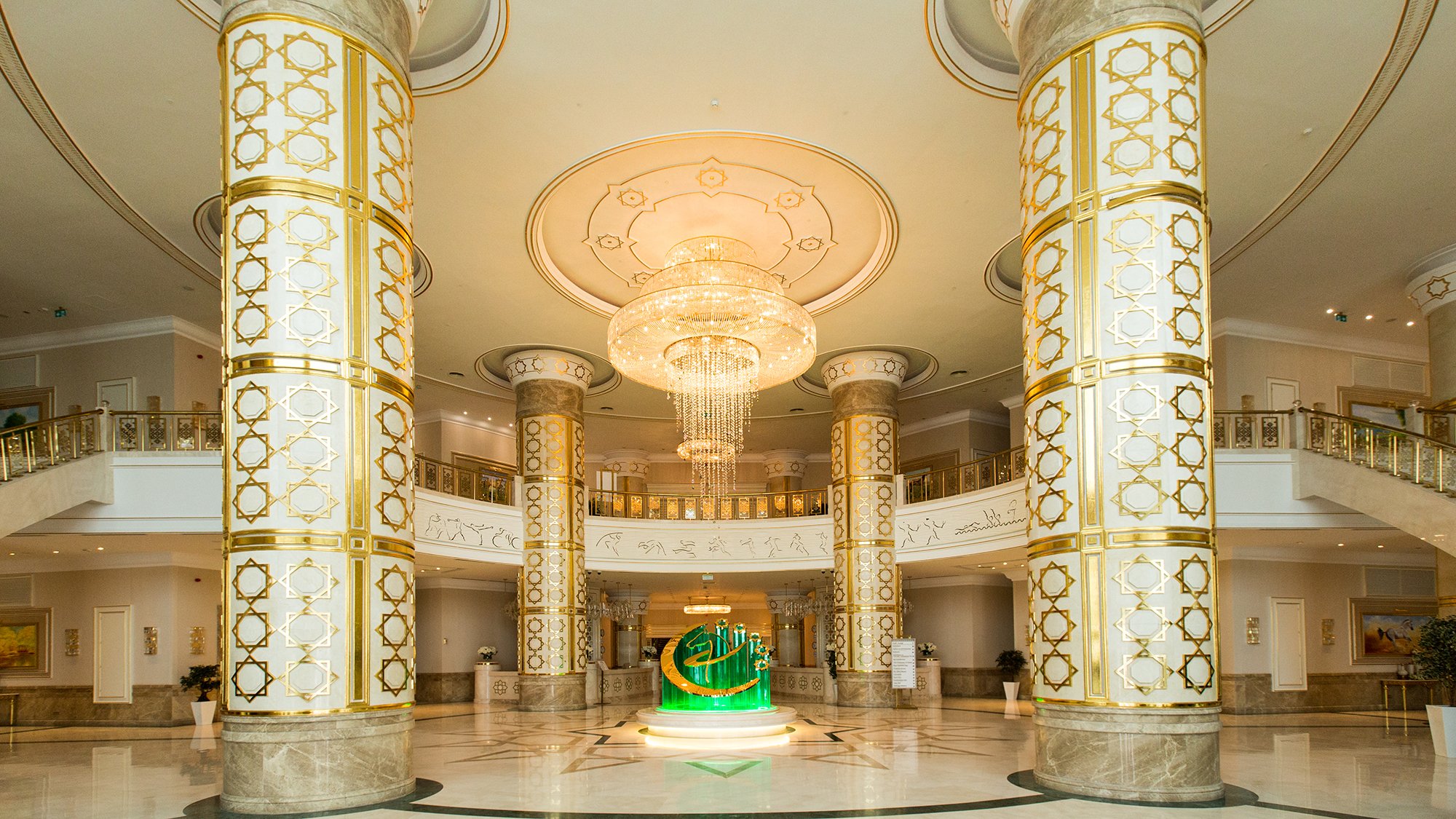 Interior view of Ashgabat Hotel. Credit: Ben Richardson