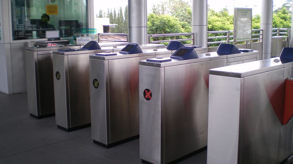 The ticket gate