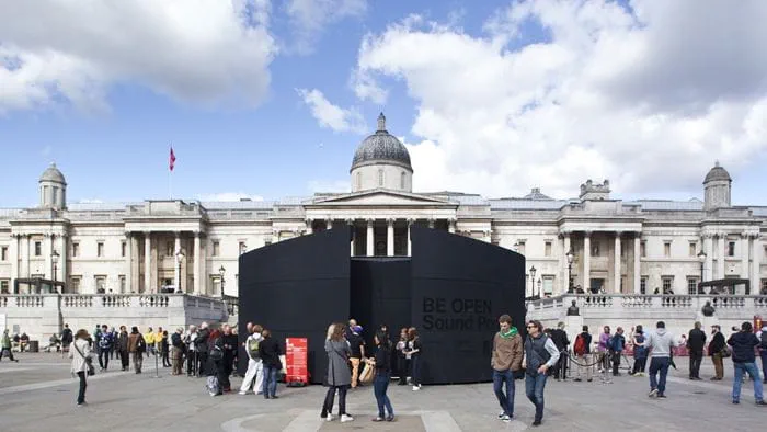 Arup designed a temporary sound pavilion called Sound Portal for the 2012 London Design Festival