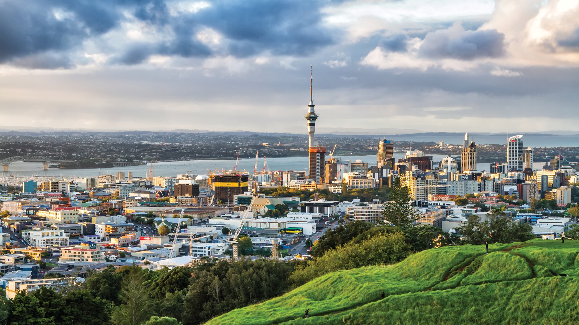 Photograph looking across Auckland city