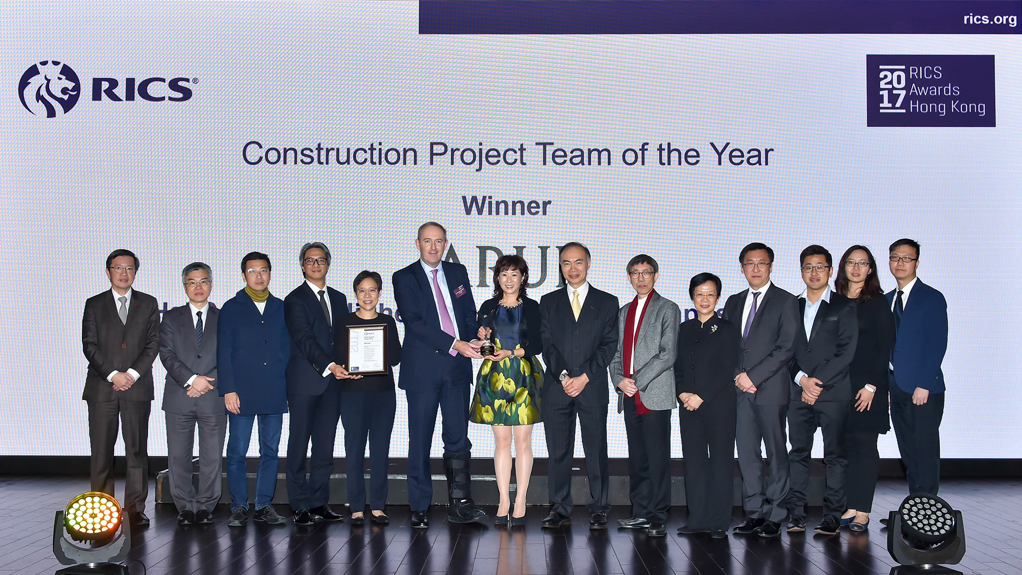  Construction Project Team of the Year at the RICS Awards Hong Kong 2017 - Chu Hai College new campus (c) RICS