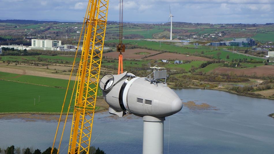 Wind turbine at Cork Lower Harbour