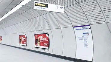 Connecting tunnels in Crossrail stations are designed to allow people to move quickly and easily through stations.