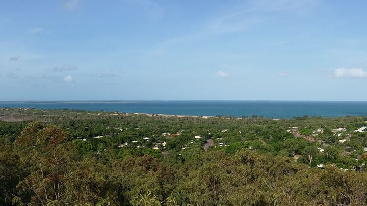 Aerial view of housing assets at Nhulunbuy
