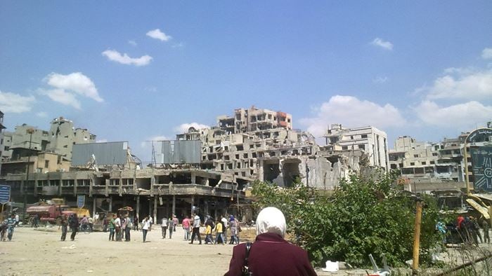 Destruction of homes in Syria