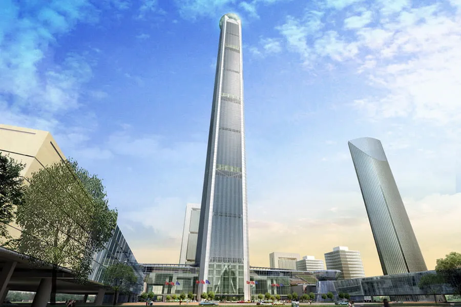 這座117層高600公尺的大廈將成為市內最高的建築。