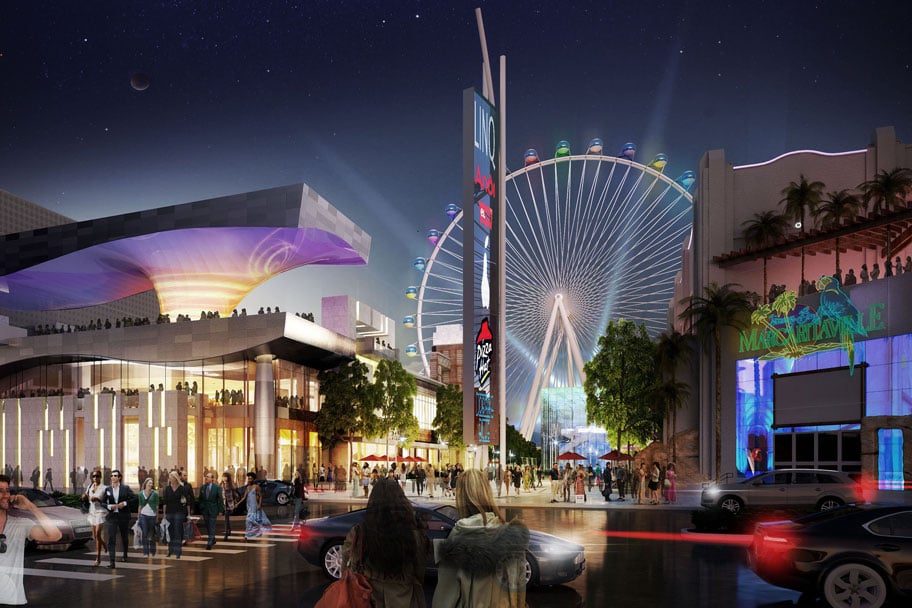 The High Roller will serve as the focal point of Ceasars' newly developed quarter-mile-long entertainment row.