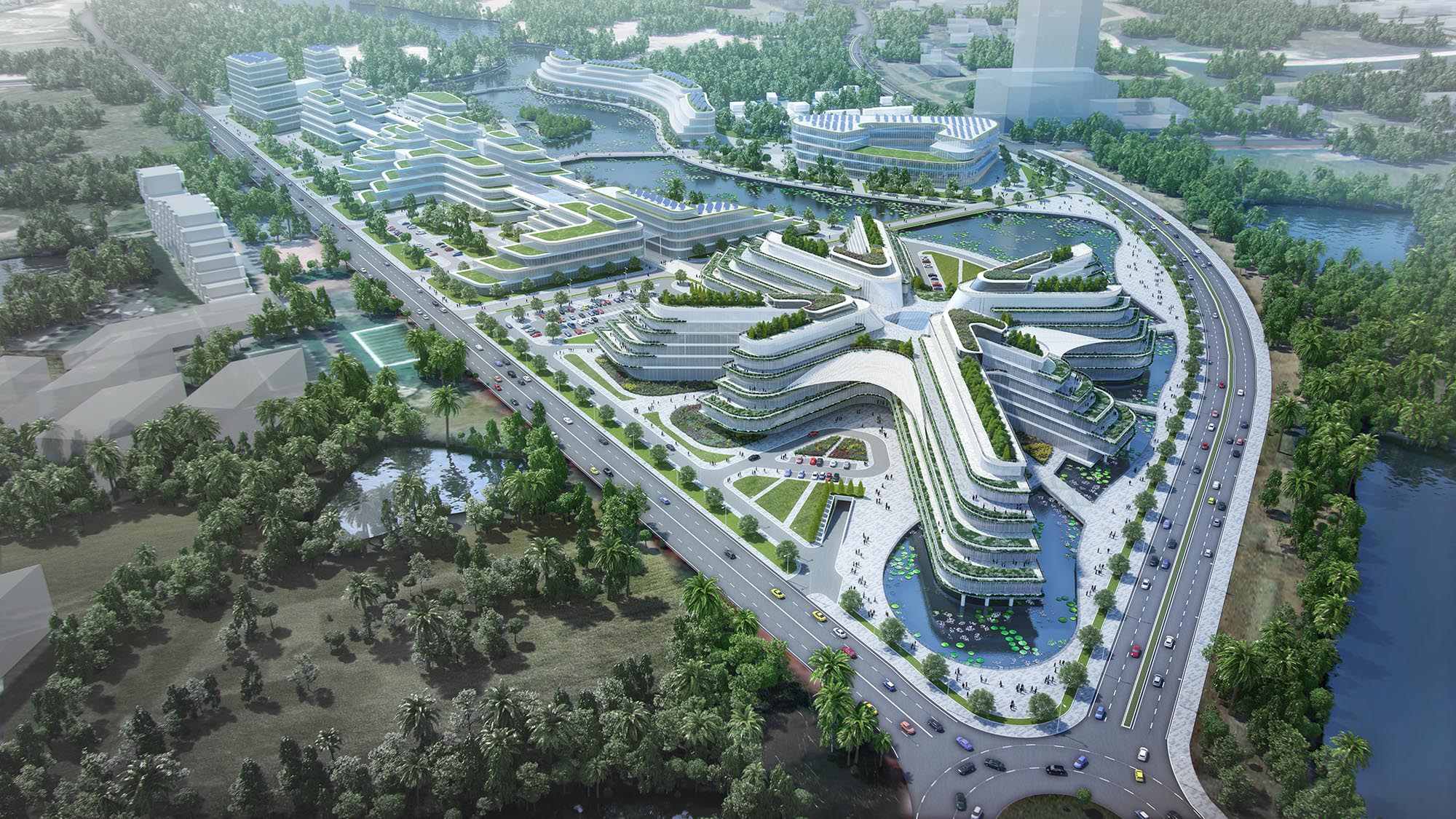 rendering of Hoa Lac National Innovation Centre (c) 电竞竞猜外围 