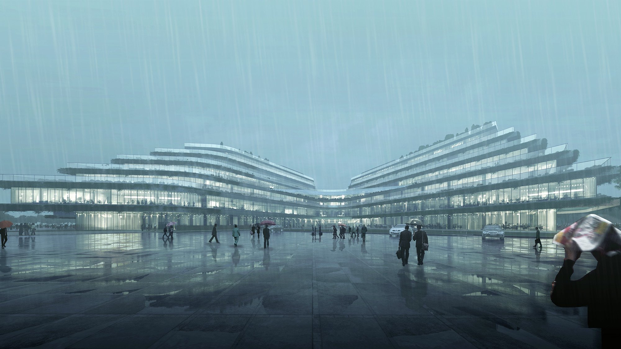 rendering of Hoa Lac National Innovation Centre (c) Arup