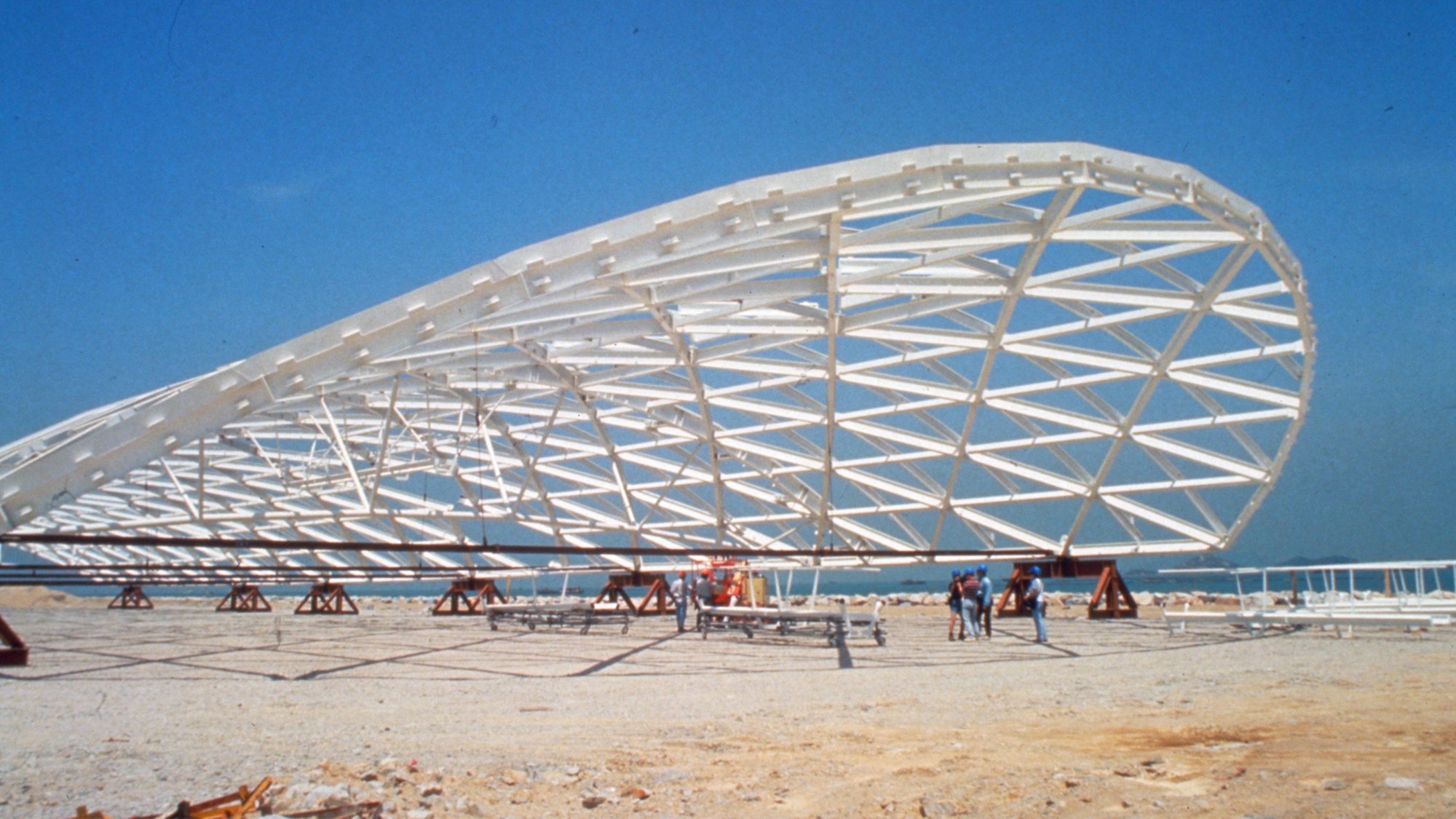 View of the airport during construction phase. Credit: Arup.