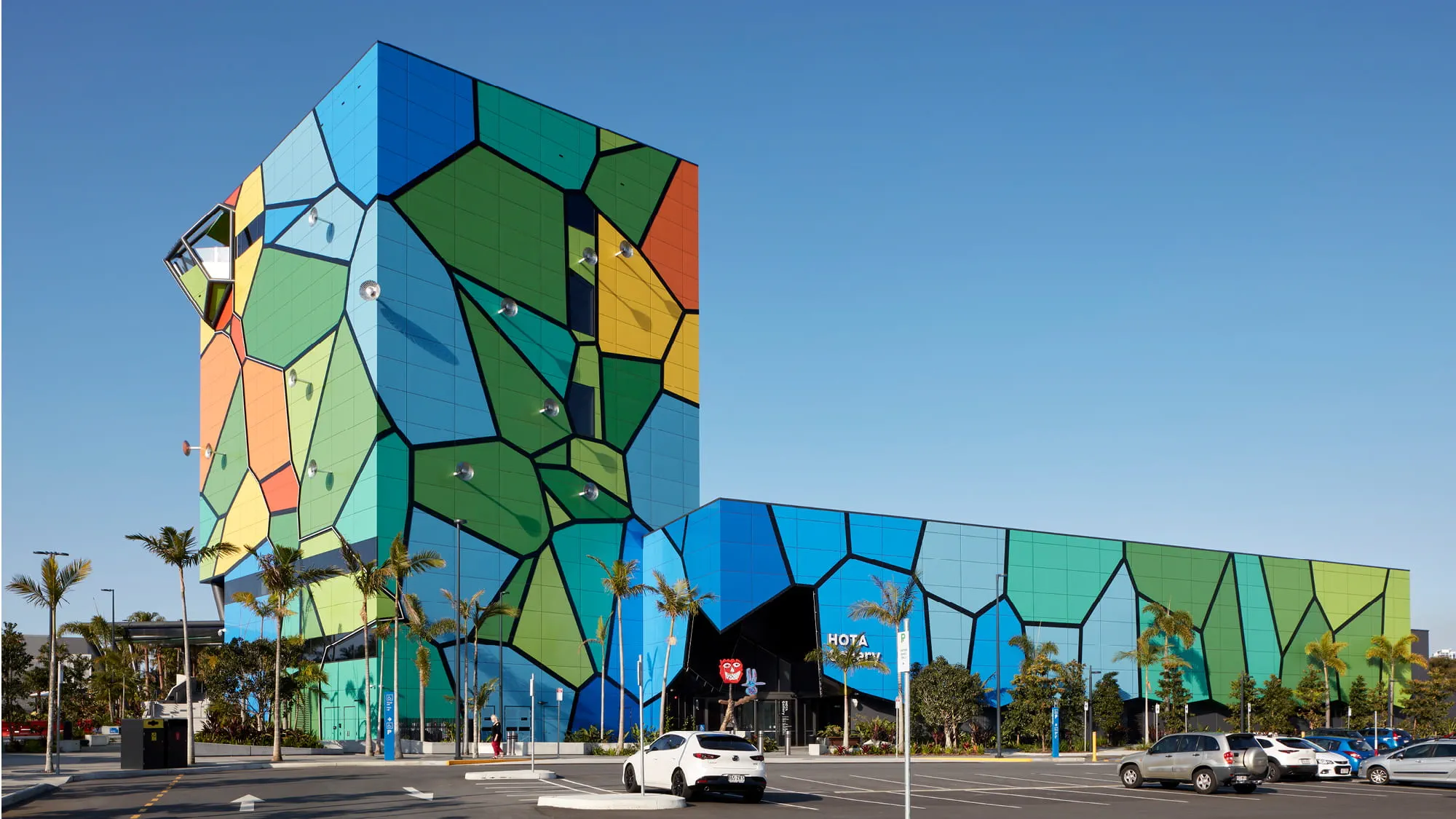 Street view of the HOTA Gallery, Queensland