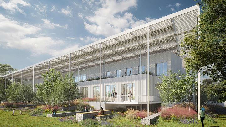 Houston Endowment Headquarters external view rendering