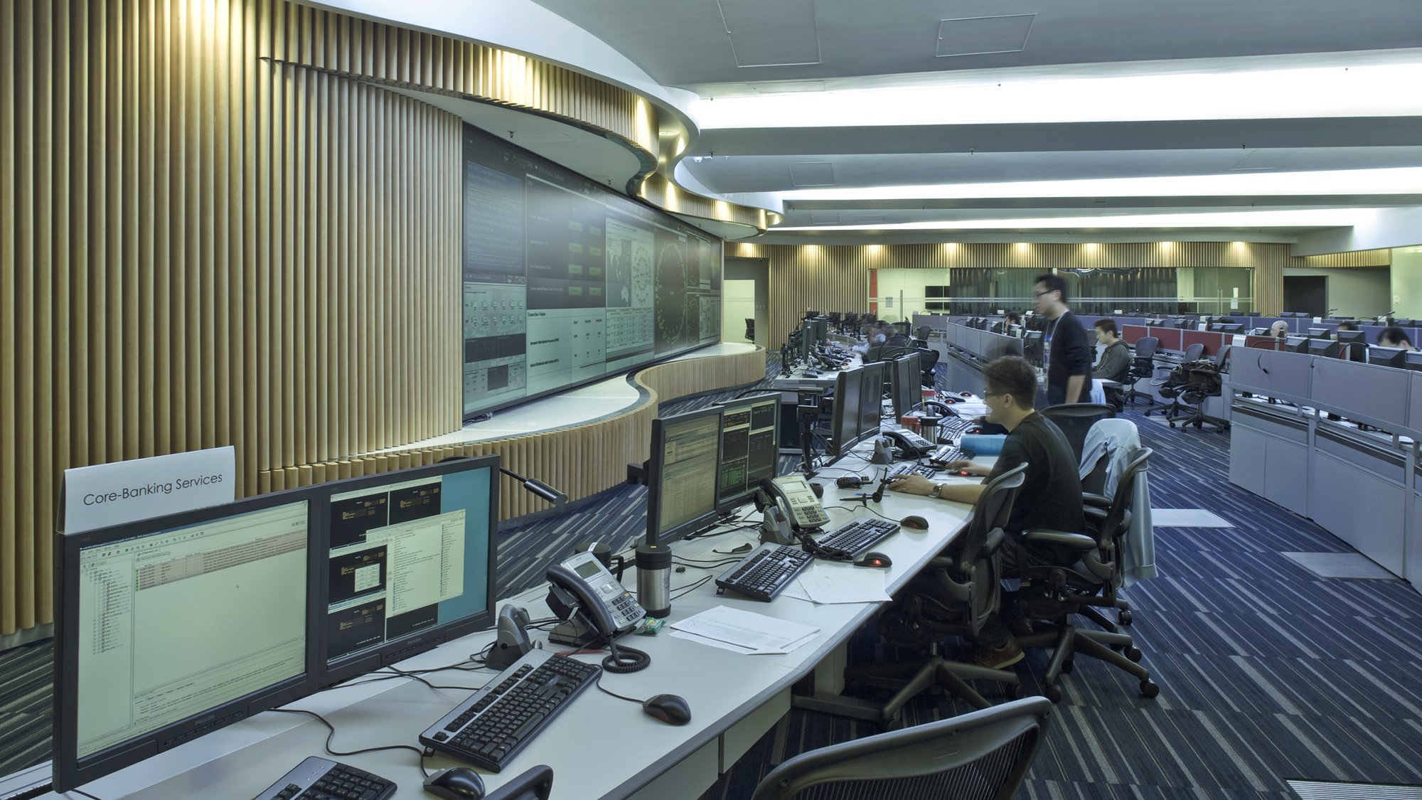 Interior view of HSBC data centre at TKO (c) Leight Orange Ltd