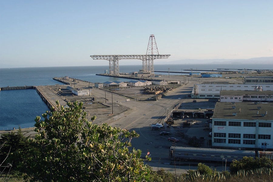 Hunters Point was operated as a US Navy shipyard from 1867 until 1994.