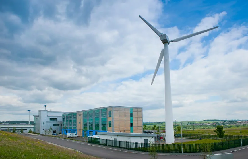 The first zero carbon building in the UK, and significantly fuelled by wind and hydrogen power. 