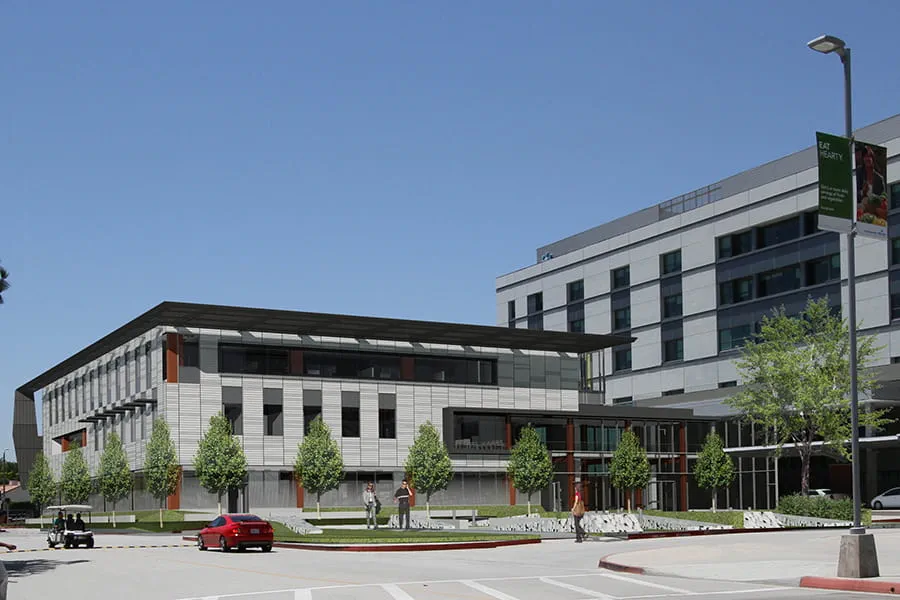 The building was designed to fulfill both the client's needs and the Office of Statewide Health Planning and Development’s stringent criteria.
