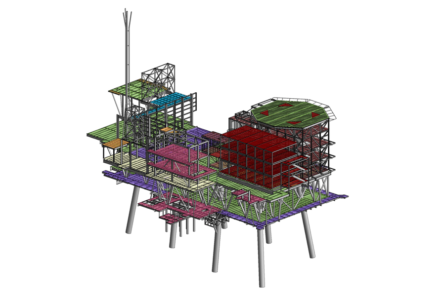 Arup provides ongoing structural engineering support for both platforms, and holds and maintains the topsides structural models. 
