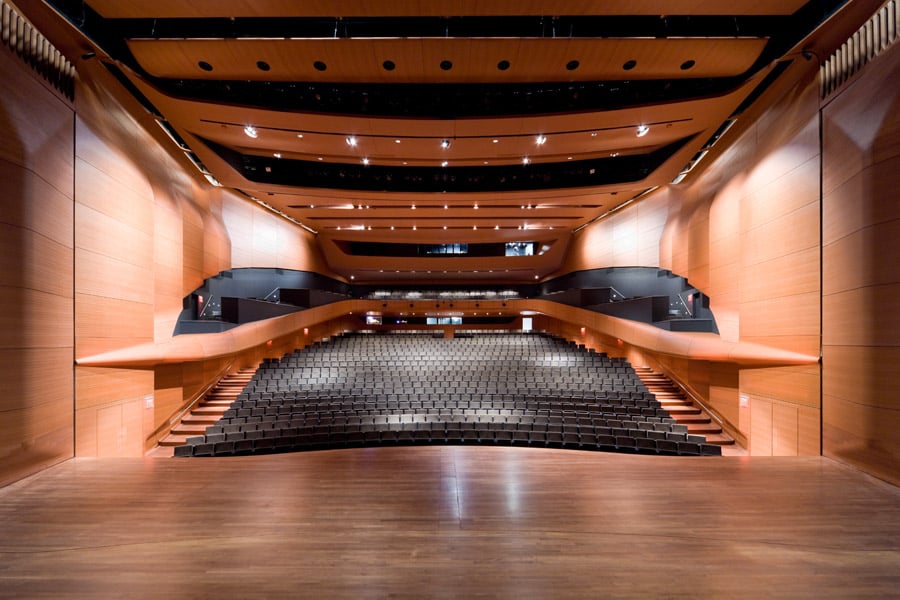 A new high-performance inner liner is acoustically engineered to distribute sound evenly throughout the hall.